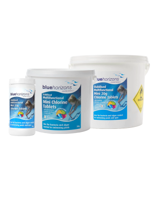 Blue Horizons Multifunctional Mini 20g Chlorine Tablets