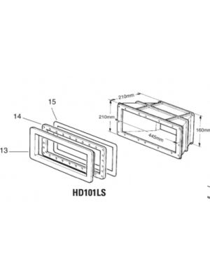 Certikin Parts for Wide Angle Extension Throats (HD101LS & HD101CS)