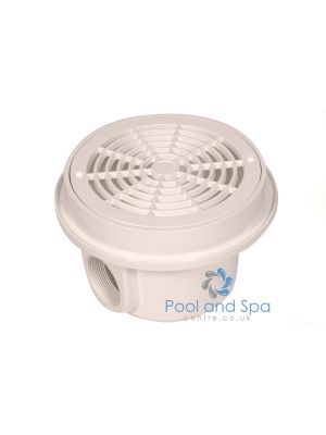 Certikin Concrete Main Drain Flat Grille - White