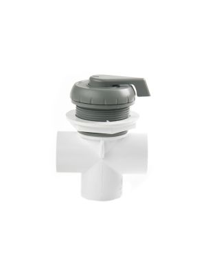 Waterway Notched Variboost Divertor Valve with 1 x 1" Vertical inlet & 2 x 1" outlets