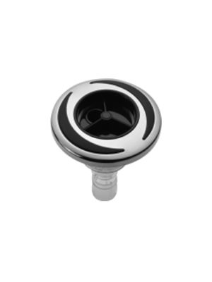 LVJ Flying Series Jet - 3.5 Inch  Single Rotary Jet, Chrome