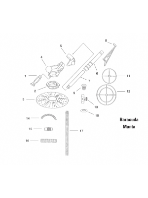 Zodiac Baracuda Manta Spare Parts