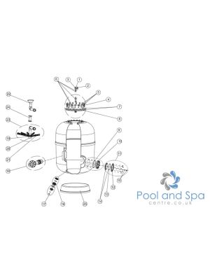 Astral Pool Spare Parts For Artic Filter - Models 1050 & 1200