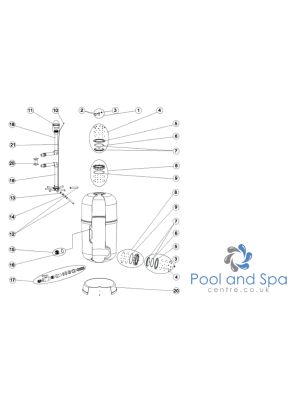 Astral Pool Spare Parts For Artic Filter - Models 500 650 800 & 950