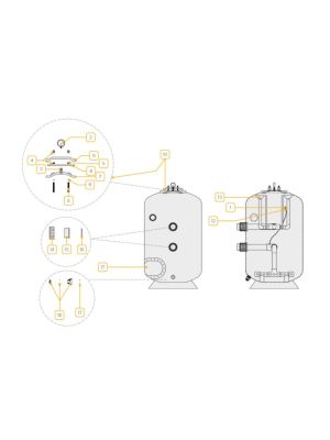 Waterco Side Mount Filter Micron SMD & SMDD Spare Parts
