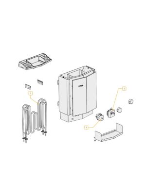 Tylo MPE (2005-2011) Sauna Heater Spare Parts