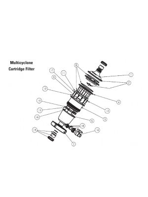 Spare Parts for Waterco Multicyclone Cartridge Filter