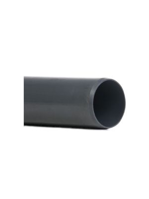 Metric Grey Rigid PVC Pipe - 3 Metre Lengths