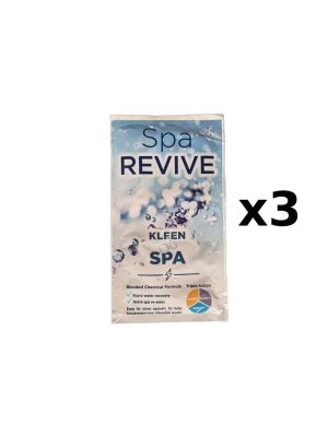 3 x Kleen Spa™ Revive Sachet - Triple Action