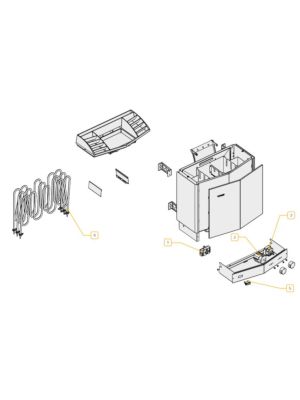 Tylo Sense MPE (2012-2015) Sauna Heater Spare Parts