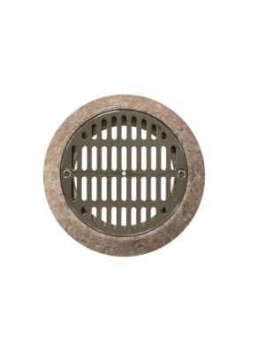 Certikin Flat Main Drain Grille c/w Flange Dasket & Screws- Stainless Steel - Sublime