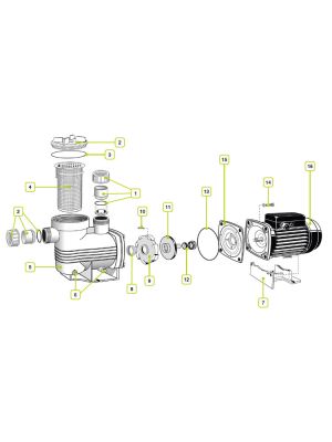Waterco Spare Parts for Supastream Pump