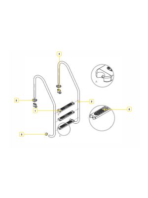 Swimmer Ladder - 1.7 inch/ 43 mm - Spare Parts
