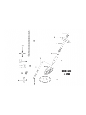 Zodiac Baracuda Topaze Spare Parts