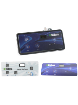 Balboa VL402 Topside Control Panel with Overlay Options