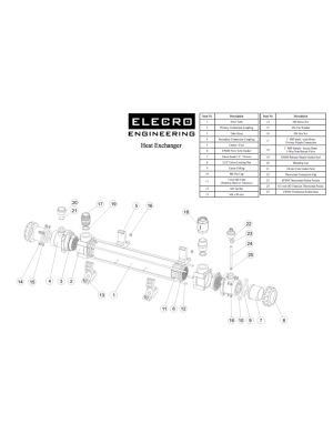 Elecro Vulcan Heat Exchanger - O Ring