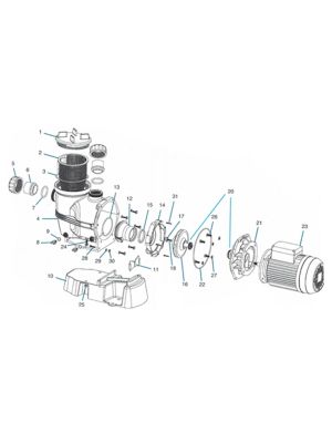 Waterco Lacronite Pump - Spare Parts